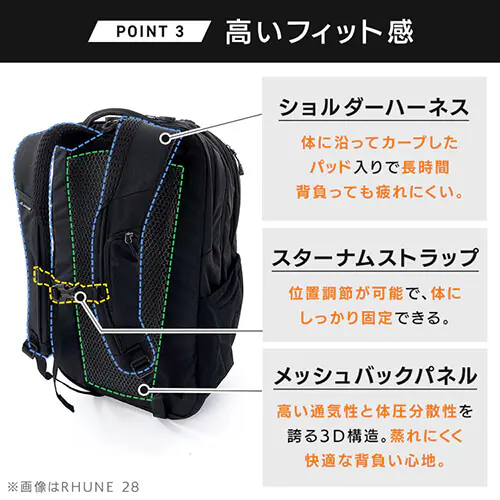 Gregory RHUNE 25 CARBON BLACK RHUNE 25【プラザセレクト】_11