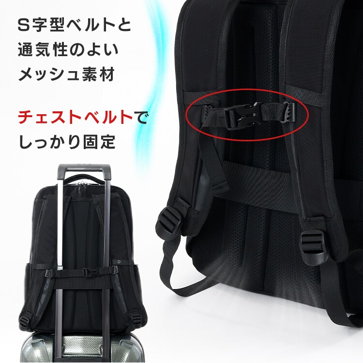 Samsonite LPT BACKPACK 15.6 BLACK 142143-1041 【プラザセレクト