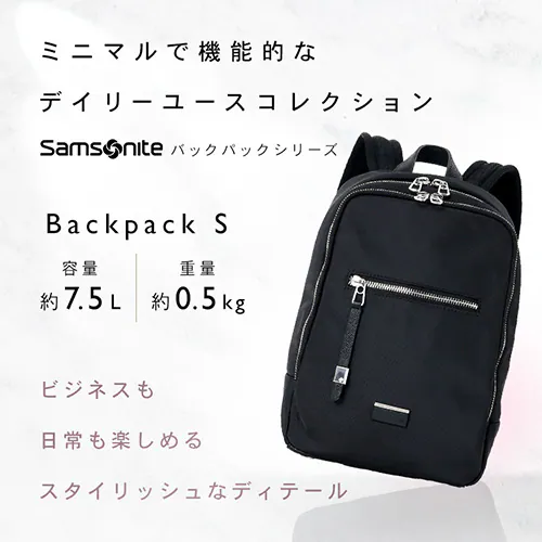 _50OFFN[|zz^Samsonite BACKPACK S BLACK 144370-1041 yvUZNgzyszyOszysz_2