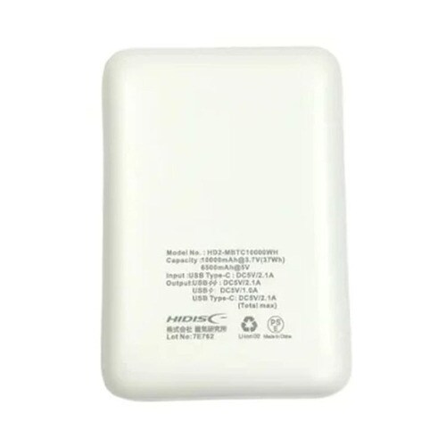 Type-Co͑Ή 10000mAh ^oCobe[ HD2-MBTC10000BK ubNyvUZNgz_4