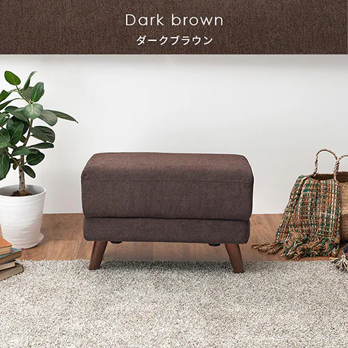 オットマン ブライト ダークグレー【時間指定不可】【プラザセレクト】【代引き不可】_2