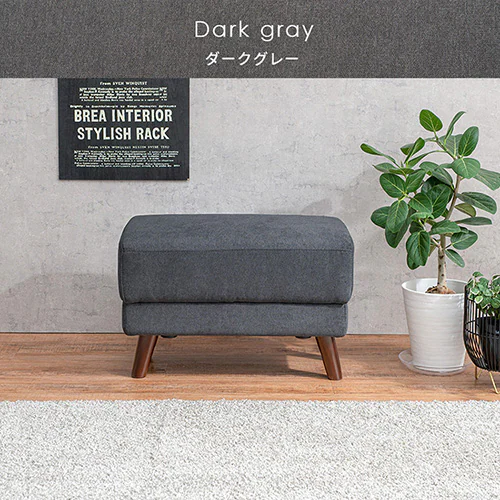 オットマン ブライト ダークグレー【時間指定不可】【プラザセレクト】【代引き不可】_5