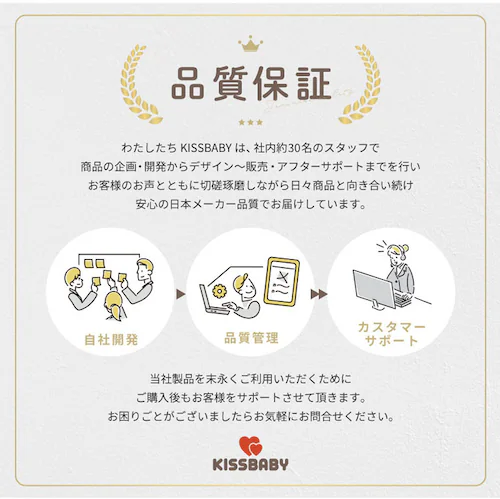 KISSBABY ベビーモニター ワイヤレス カメラ ワイヤレスベビーモニターmi・te・te 1750204077 【プラザセレクト】_14