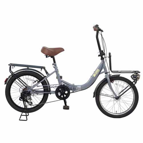 限定価格❣❊LOGOS 20型折り畳み自転車 前後キャリア付き Amazon | LOGOS(ロゴス) 折りたたみ自転車 20インチ シマノ6段