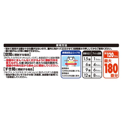 【3個】アース製薬 ゴキッシュ スッ、スゴい! 120プッシュ 26ml 【プラザセレクト】_5