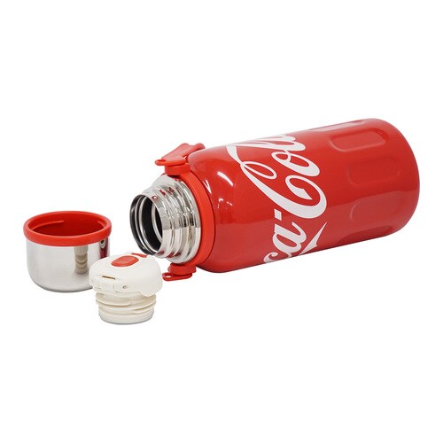 コカ・コーラ スポーツボトル 800ML レトロ白【プラザセレクト