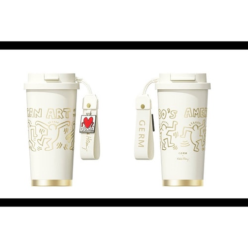 キース・ヘリング タンブラー 500ML 赤【プラザセレクト