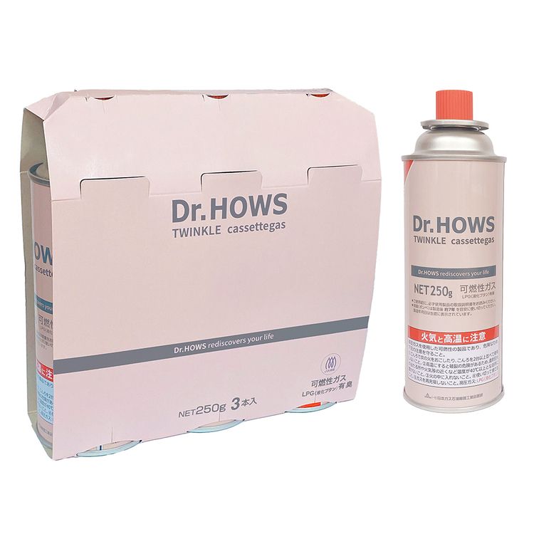 TTS Dr.HOWS カセットボンベ3Pセット TH BNB10300004 【プラザセレクト