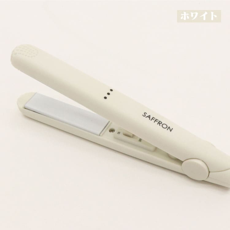 ホワイト ストレートヘアアイロン SALONIA（サロニア) / ストレートヘアアイロン 24mm ホワイトの