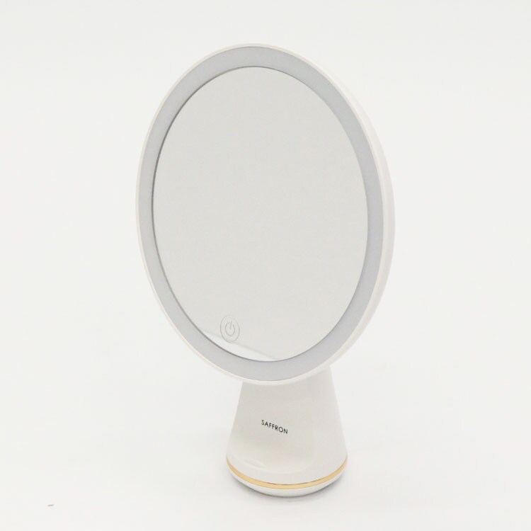 LEDスタンドミラー ホワイト・ゴールド 楽天市場】堀内鏡工業 【女優ミラー】LED スタンドミラー ナピュア