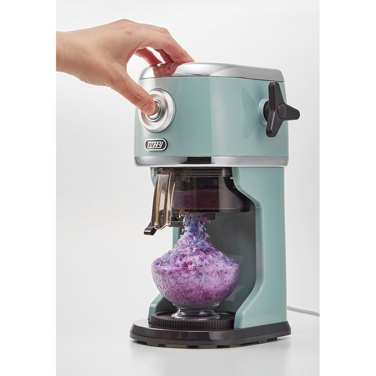 かき氷器 電動 コンパクト ラドンナ Toffy K-IS14 ペールアクア