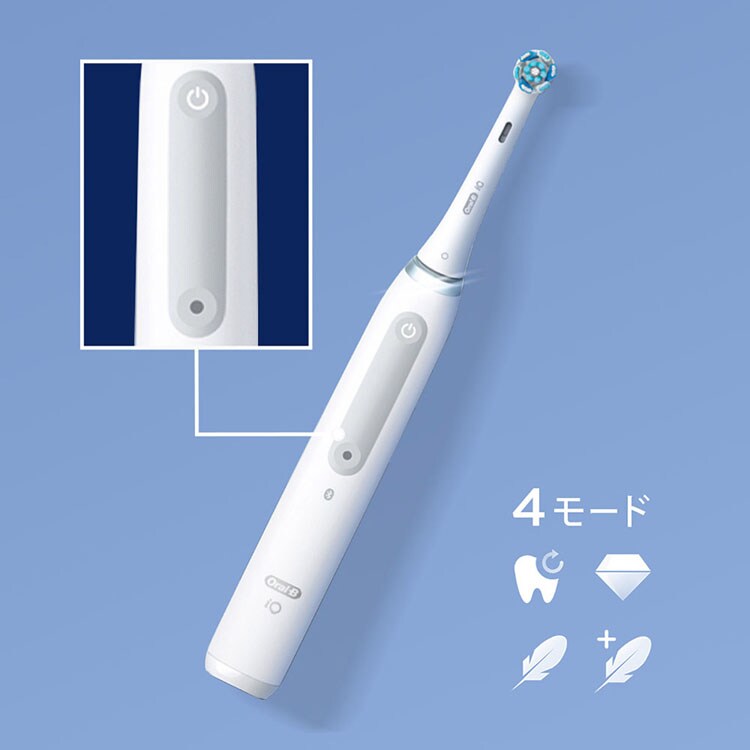 BRAUN オーラルB 電動歯ブラシ iO4 クワイトホワイト