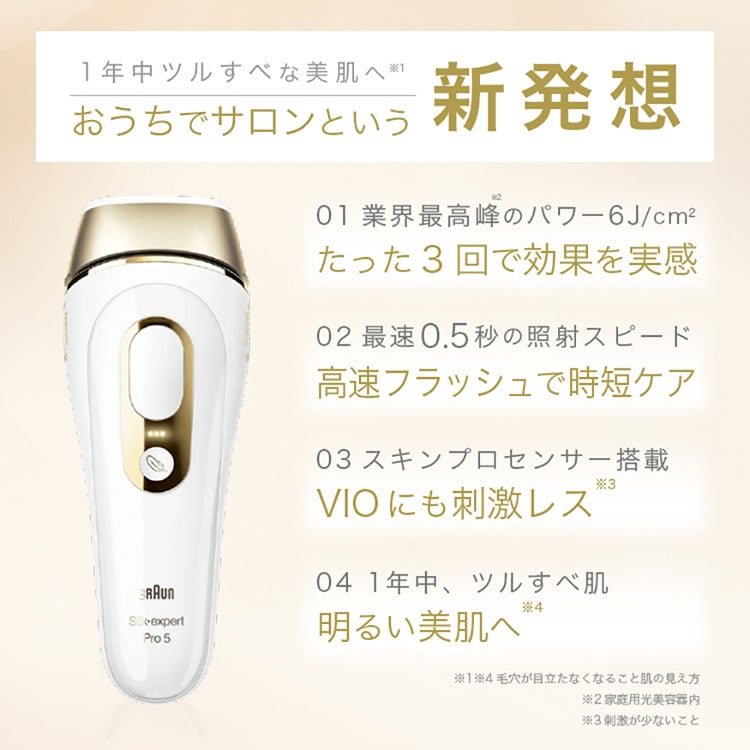 BRAUN 光美容器 シルクエキスパート PL-5137 【プラザセレクト