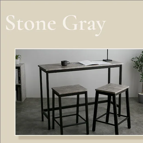 KOEKI ハイテーブル3点セット AS-V120HT(BR) ブラウン【プラザセレクト】_4