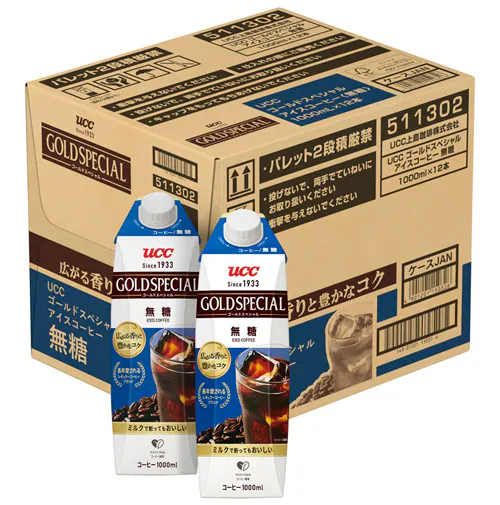 【12本】UCC 上島珈琲 ゴールドスペシャル アイスコーヒー 無糖 1000ml_2