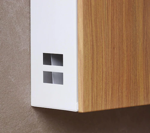 壁掛けポスト ポスト 【Berta(ベルタ)】 WM-009 パープルホワイト/ナチュラル木目MOJYU 錆びにくい 薄型 おしゃれ_8