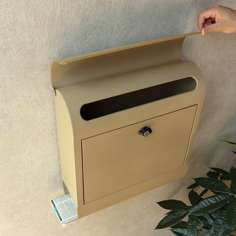 壁掛けポスト ポスト 【Erin（エリン）】 WM-097 シャンパンゴールド