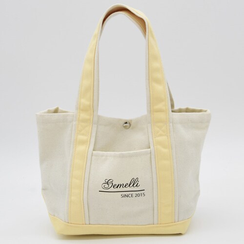 LGW105 Gemelliミニトートキャンバスバッグ フリー イエロー 散歩