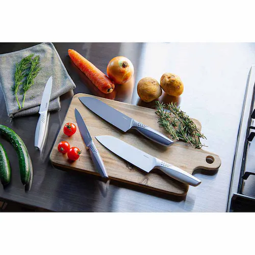 シービージャパン 汚れがつきにくい 三徳包丁 グレー【プラザセレクト】_6