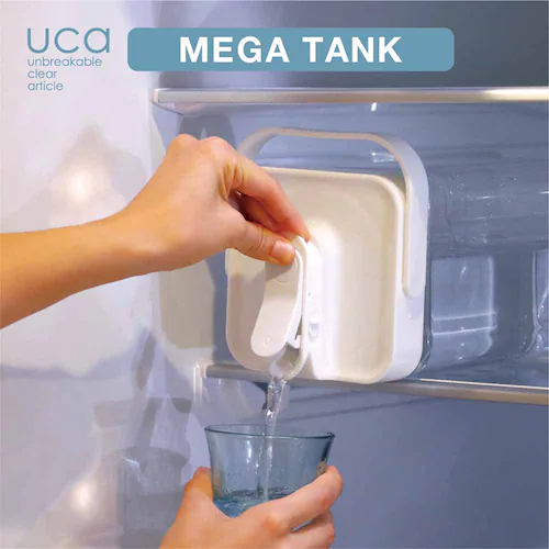 シービージャパン 冷蔵庫に入れたまま注げるジャグ MEGA TANK グレー【プラザセレクト】_2