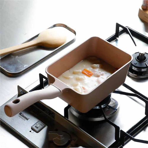 シービージャパン Supot 深型四角フライパン 13×18cm グレー【プラザセレクト】_13