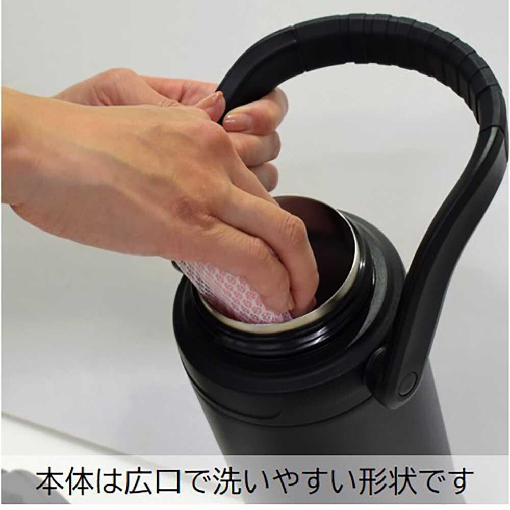 サブヒロモリ マリット ステンレスワンプッシュ直飲みボトル2L