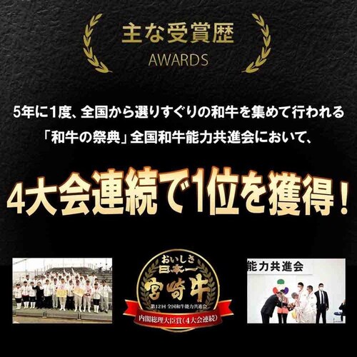 南日本フレッシュフード 宮崎牛ロースワンポンドステーキ WF-130【冷凍】 901041845 【プラザセレクト】【代引き不可】_5