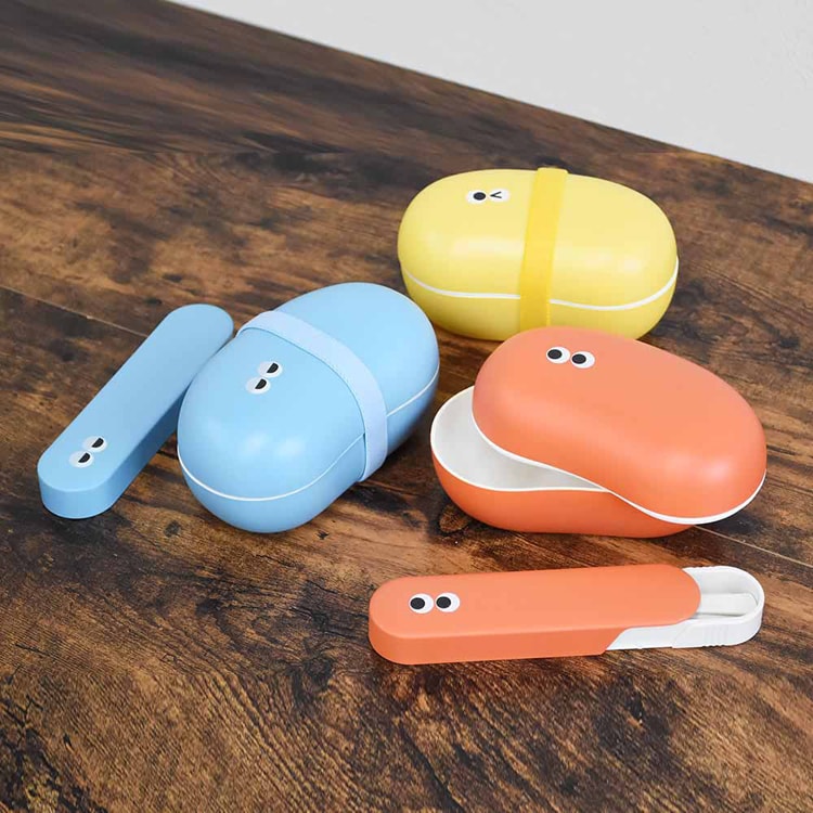 イロイロオメメ ランチBOX 44223 レッド【プラザセレクト
