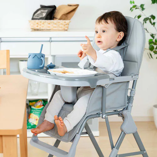 Nebio 自立式折りたたみベビーハイチェアS-1 ブラック【プラザセレクト】_2