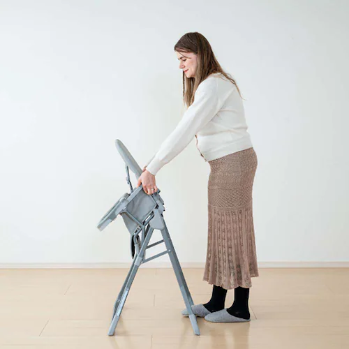 Nebio 自立式折りたたみベビーハイチェアS-1 ブラック【プラザセレクト】_6