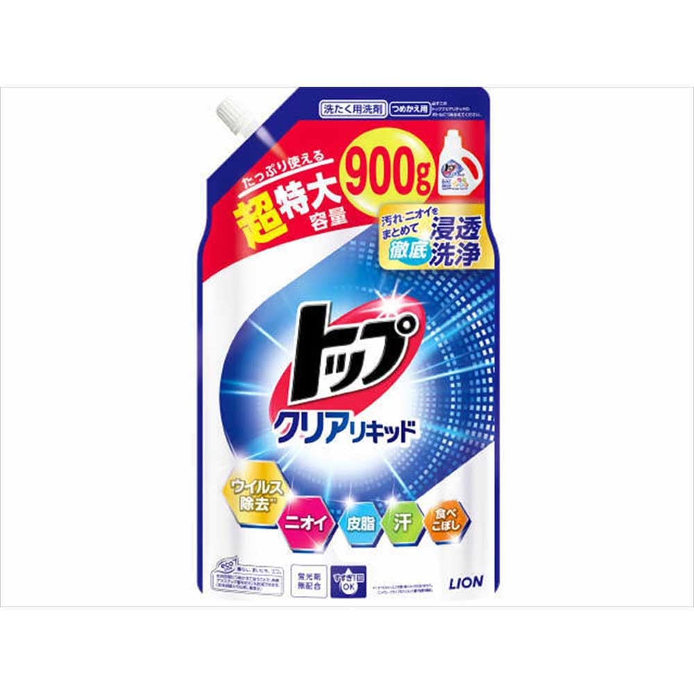 ≪19％OFF≫ライオン 【3個セット】トップ クリアリキッド つめかえ用