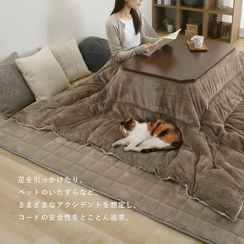 折れ脚こたつ LOR25 105 ブラウン【プラザセレクト】_6