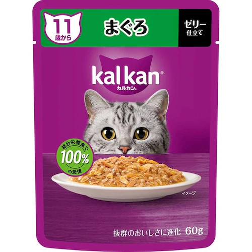 カルカン パウチ 11歳から まぐろ 60g×8袋パック KP245  キャットフード ウェットフード_2