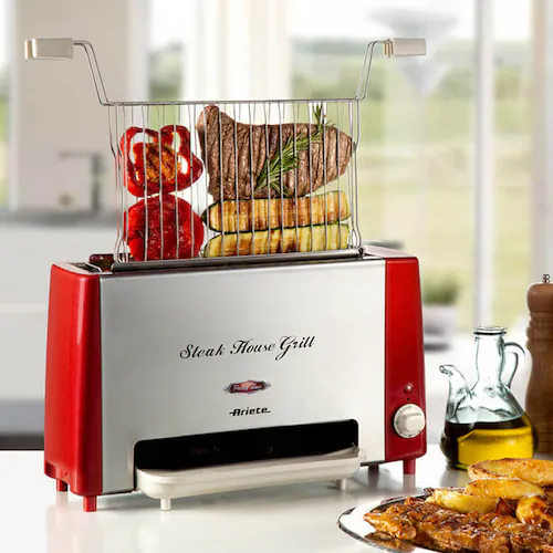 Ariete アリエテ ヘルシーステーキハウスグリル 赤 730 【プラザセレクト】_3