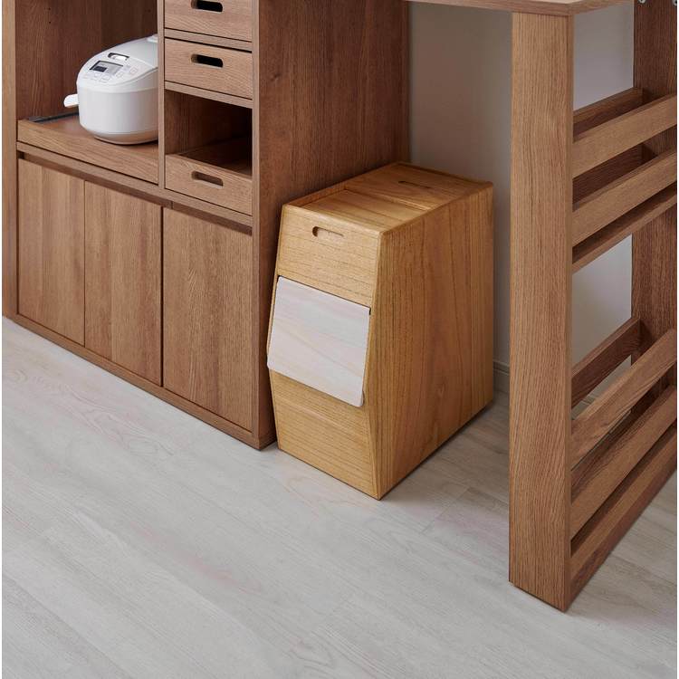 オスマック 米びつ 20kg 計量 キャスター付き KIRISAI 桐のこめ櫃 OSPO