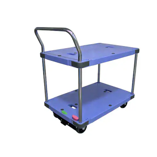 株式会社ナンシン サイレントマスター 2段 台車 ブルー DSK-304B2 【プラザセレクト】_2