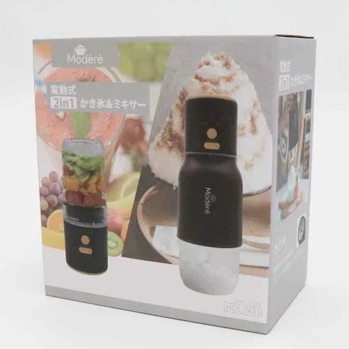 電動式 2in1 かき氷&ミキサー HDL-7431 【プラザセレクト】_4