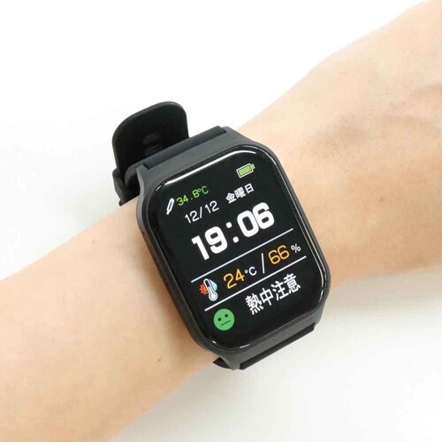 熱中警戒アラート機能つき ヘルスウォッチ HTK-2955 【プラザセレクト】_6