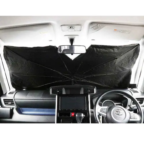 NEW 車載用 パラソルサンシェード 軽自動車用 HED-8698 【プラザセレクト】_9