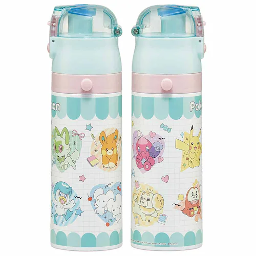 水筒 子供 ステンレス製2WAYボトル 直飲み470ml コップ 430ml SKDC4 トーマス【プラザセレクト】_19