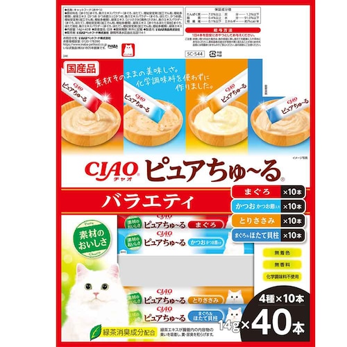 CIAO ピュアちゅ〜る 14g×40本入り SC-544 バラエティ 国産品 猫 おやつ_5