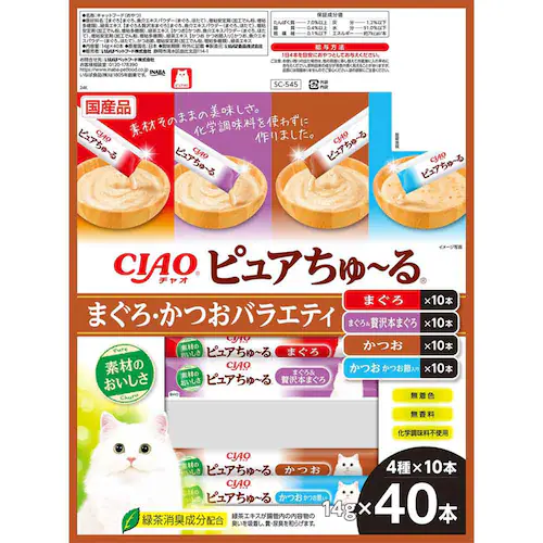 CIAO ピュアちゅ〜る 14g×40本入り SC-544 バラエティ 国産品 猫 おやつ_7