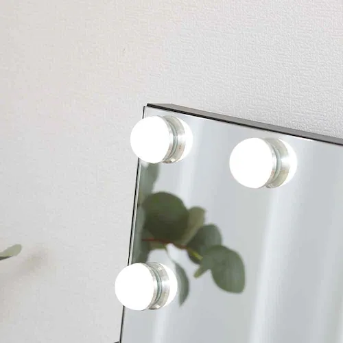 女優ミラー 卓上 LEDライト付き 3段階調光 ドレッサー ミラー 大型 鏡 化粧ミラー 【プラザセレクト】_14