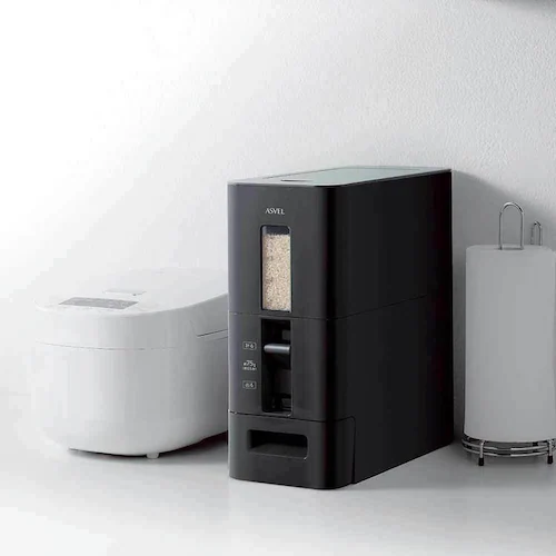 アスベル S計量米びつ6kg A7527 ブラック【プラザセレクト】_2