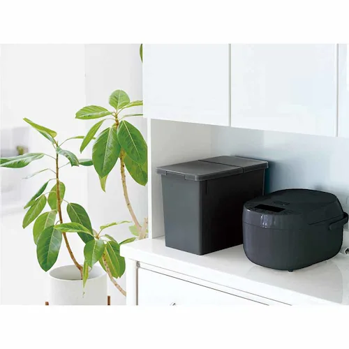 アスベル S密閉米びつ12kg(パッキン付) A7514 ブラック【プラザセレクト】_2