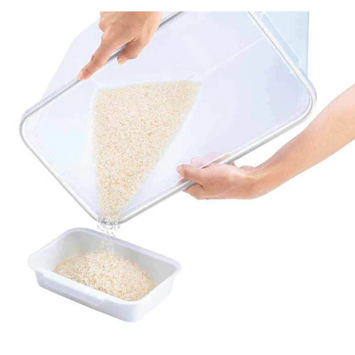 アスベル 密閉米びつ12kg(パッキン付) ホワイト A7512 【プラザセレクト】_3