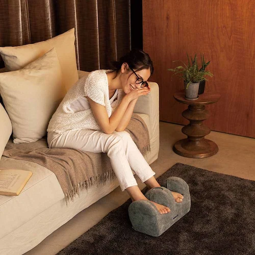 アテックスルルド プロもみ フットマッサージャー AX-HP117GR グレー【プラザセレクト】_9