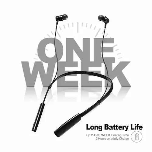 ダイニチ電子 らくらく耳りん首掛けタイプ集音器 ブラック DRM101B 【プラザセレクト】_4