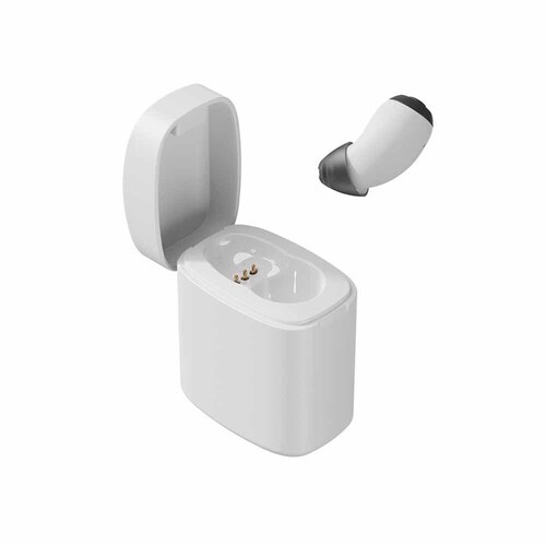 ダイニチ電子 らくらく耳りん片耳タイプ集音器 ホワイト DRM201W 【プラザセレクト】_2