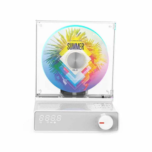 ダイニチ電子 縦型CDプレーヤー WVC-S001W ホワイト【プラザセレクト】_2